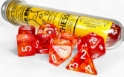 Chessex (30073): LAB DICE: Polyhedral 7-Die Set: Nebula (Molten / White) 