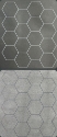 Chessex: Reversible Megamat 1 Hex Black-Grey (34.5"X48")  