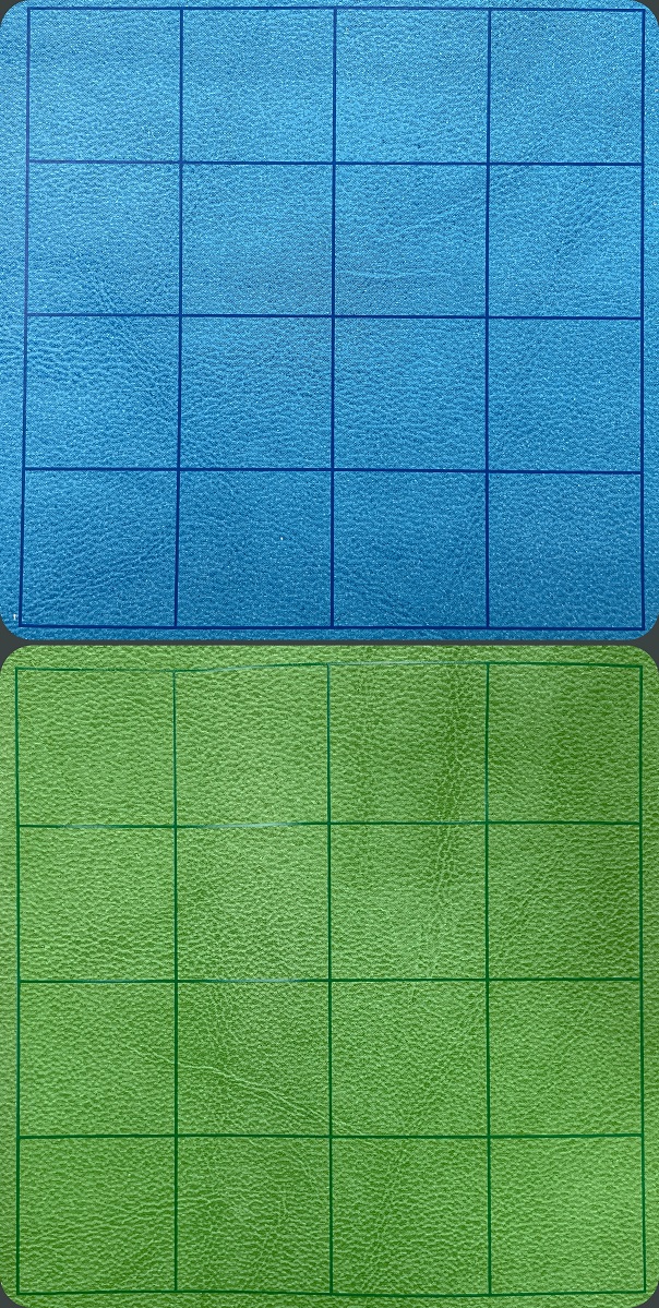 Chessex: Reversible Megamat 1 Square Blue-Green (34.5"X48")  