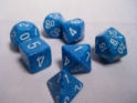 Chessex (25306): Polyhedral 7-Die Set: Speckled: Water 