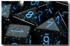 Chessex (25338): Polyhedral 7-Die Set: Speckled: Blue Stars 