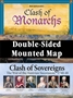 Clash of Sovereigns: Clash of Monarchs Mounted Map - GMT2404 [8117054012763]