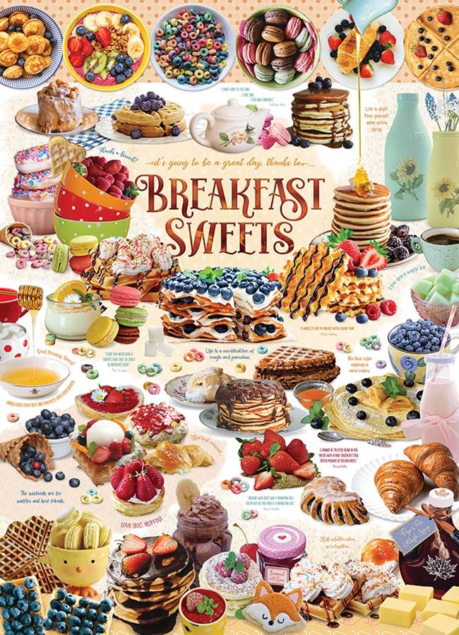 Cobble Hill Puzzles (1000): Breakfast Sweets 