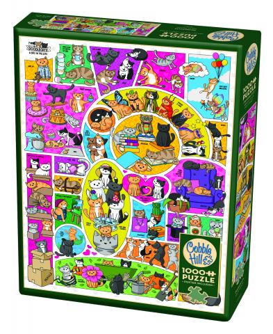 Cobble Hill Puzzles (1000): Doodlecats 