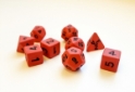 Crit Hit Ceramics (10 Dice): Fireball Extended Set 