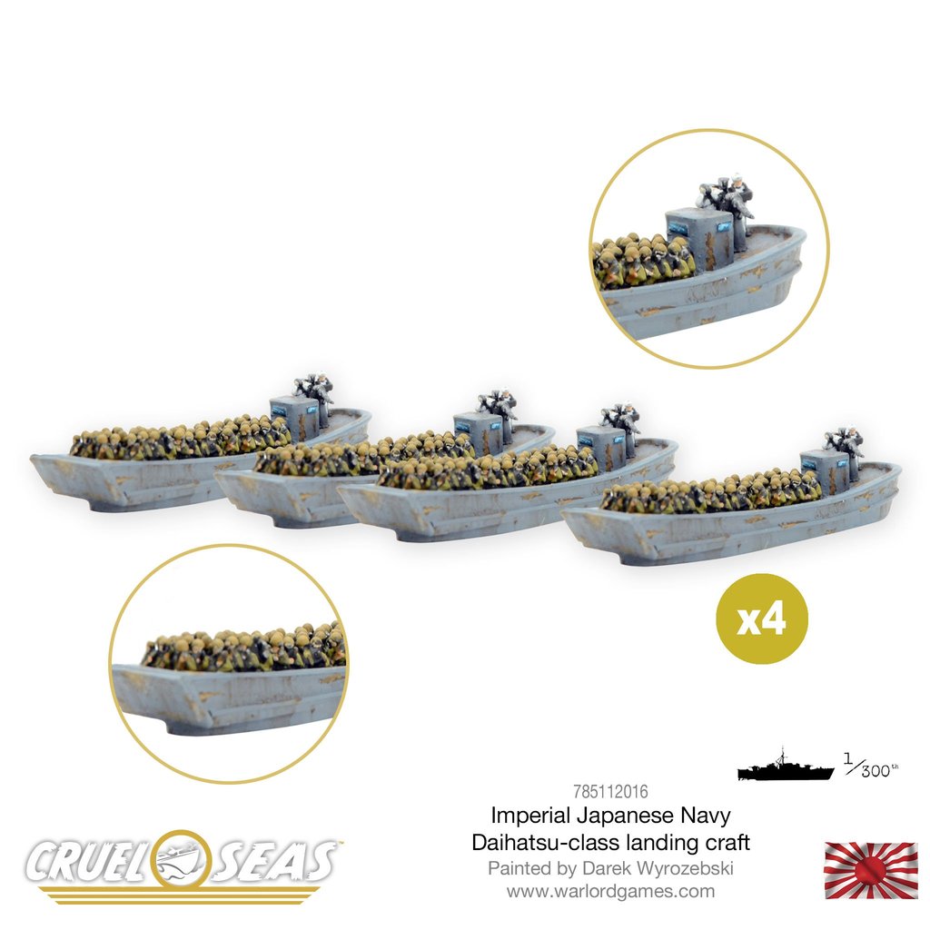 Cruel Seas: Imperial Japanese Daihatsu-class landing craft 