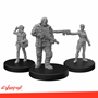 Cyberpunk Red Miniatures: Edgerunners Set D (Media/Nomad/Solo) -  MFC33004 [8500097532054]
