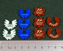 Litko: D&D Attack Wing: Movement Token Set 