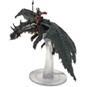 D&D Icons of the Realms 25: Dragonlance: Shadow of the Dragon Queen: #48 & 49 Young Black Dragon & Black Dragon Rider (R) 