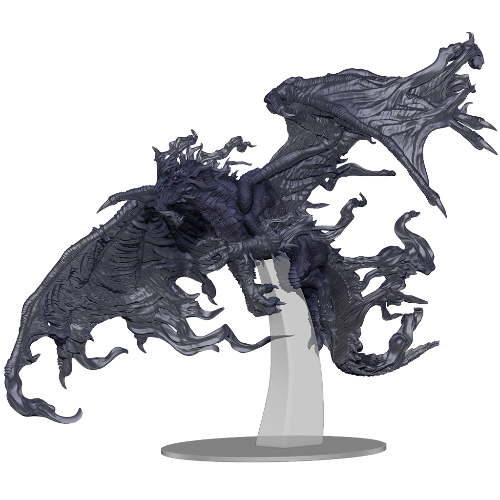 D&D Icons of the Realms: Adult Blue Shadow Dragon  