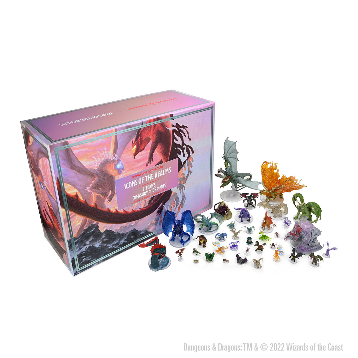 D&D Icons of the Realms: Fizbans Treasury of Dragons - Collectors Edition Miniatures Set 