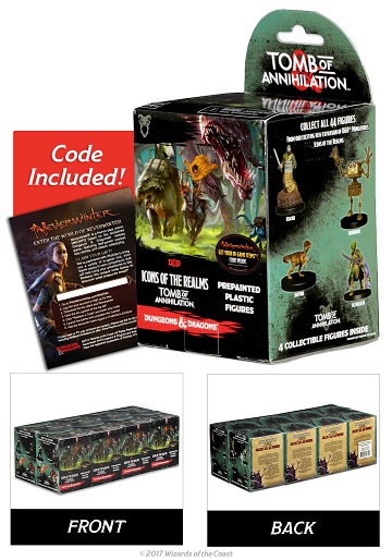 Booster Pack Miniatures for sale online Dungeons & Dragons Icons of the Realms 7 Tomb of Annihilation