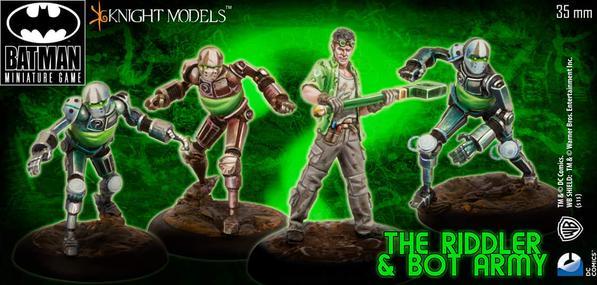 Batman Miniature Game 096: The Riddler and Bot Army [SALE] 