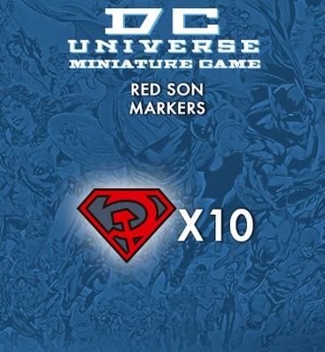 DC Universe Miniature Game: RED SON MARKERS 