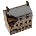 4Ground Miniatures: 15mm Pre-Painted: European Buildings: Damaged Stone Hotel
