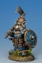 Dark Sword Miniatures: Critter Kingdoms- Raccoon Warrior with Axe & Shield 