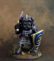 Dark Sword Miniatures: Critter Kingdoms- Savannah, Schnauzer Paladin with Sword 