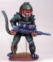Dark Sword Miniatures: Elmore Masterwork: Cat Warrior with Laser 