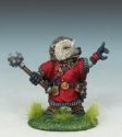 Dark Sword Miniatures: Critter Kingdoms- Hedgehog Cleric with Mace 