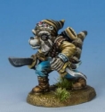 Dark Sword Miniatures: Critter Kingdoms- Raccoon Rogue, Dual Wield 
