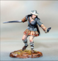 Dark Sword Miniatures: Visions in Fantasy: Female Warrior- Dual Wield 