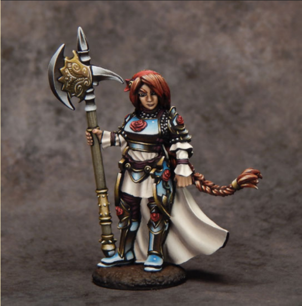 Dark Sword Miniatures: Visions in Fantasy: Female Warrior with Great Axe 