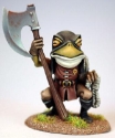 Dark Sword Miniatures: Critter Kingdoms- Frog Executioner 