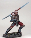 Dark Sword Miniatures: Visions in Fantasy: Male Dark Elf with Double Bladed Sword 