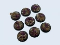 Micro Art Studio: Dark Temple Bases: Round Lipped 30mm 