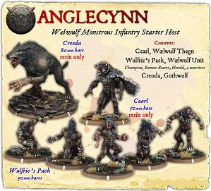Darklands: Anglecynn Waelwulf Monstrous Infantry Starter Host 