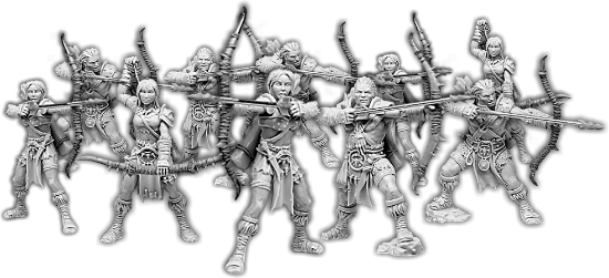 Hunter Reivers Darklands - Darklands: Baart's Warband, Reiver Hunter Unit (10x ...