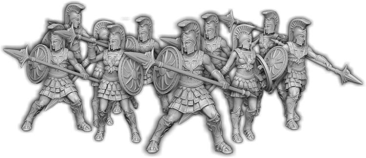 Darklands: Ilios Guard, Oplites of Ilios Unit (10x warriors) 