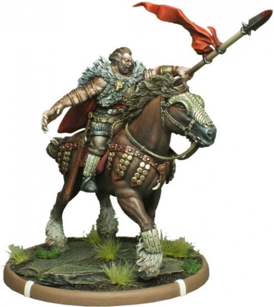 Darklands: Penda the Bloody-Handed, Warrior-King of Mierce (On Horse) 