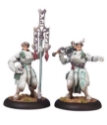 Warmachine: Retribution Of Scyrah (35027): Dawnguard Invictor Officer and Standard Bearer 