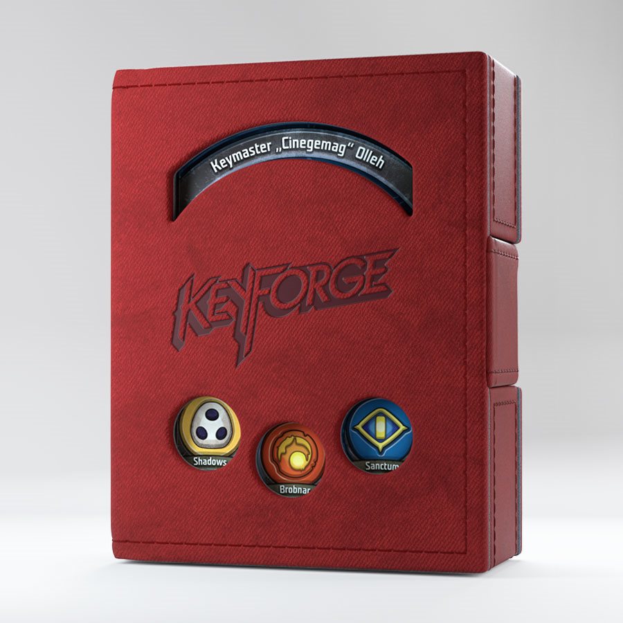 Gamegenic: Deck Box: Keyforge Deck Book: Red 