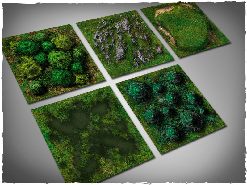 Deep Cut Studio Terrain Tile: Midland Nature Set 