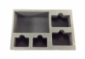 Battlefoam: Descent: Game and Character Card Foam Tray for the P.A.C.K. System Bags (11.5" x 7.75" x 3") 
