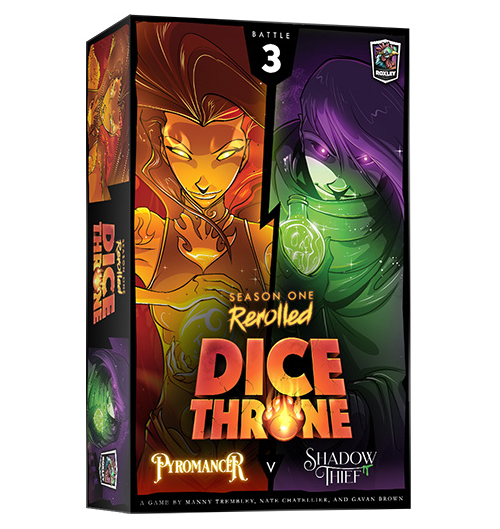 Dice Throne Season 1 Rerolled: Box 3 - Pyromancer vs Shadow Thief 