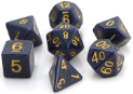 Die Hard: Poly RPG Dice Set:  Blue Galaxy 