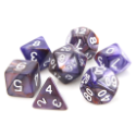 Die Hard: Poly RPG Dice Set:  Copper/Purple Alloy 