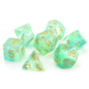 Die Hard: Poly RPG Dice Set: Emerald Wisp 