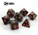 Die Hard: Poly RPG Dice Set: Glowing Embers 