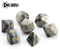 Die Hard: Poly RPG Dice Set: Gray Gradient 