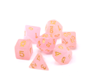 Die Hard: Poly RPG Dice Set: Pink Glimmer 