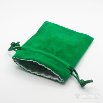 Die Hard: Satin-Lined Velvet bag: Small Green 