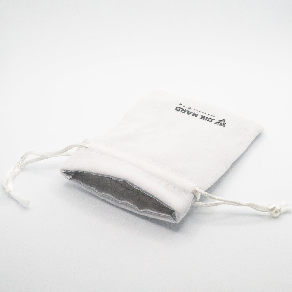 Die Hard: Satin-Lined Velvet bag: Small White 