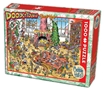 Cobble Hill Puzzles (1000): DoodleTown: Elves at Work - 53506 [625012535069]