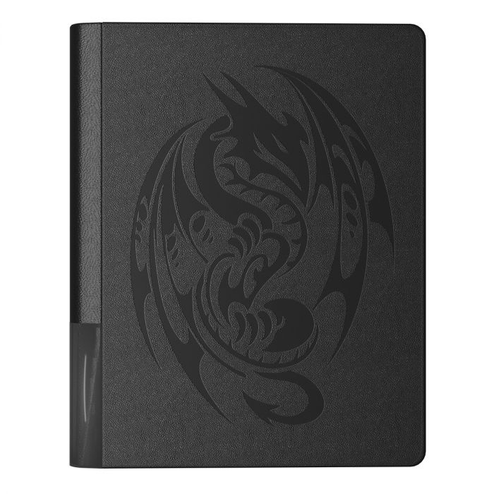 Dragon Shield: 9 Pocket (Sideload) Card Codex 360 Portfolio Black Tribal 