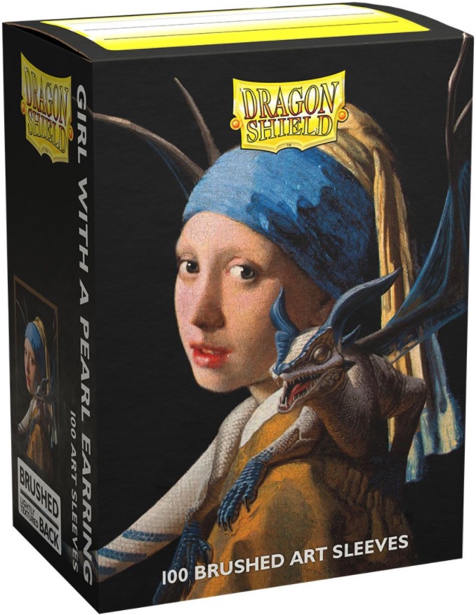Dragon Shield: Brushed Art Sleeves: Girl with the Pearl Earing (100Ct) 