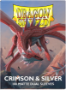 Dragon Shield: Matte Dual Card Sleeves (100): Crimson & Silver - AT-15072 [5706569150723]